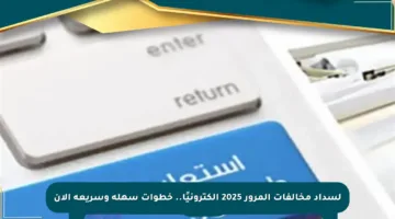 لسداد مخالفات المرور 2025 إلكترونيًا.. خطوات سهلة وسريعة الآن